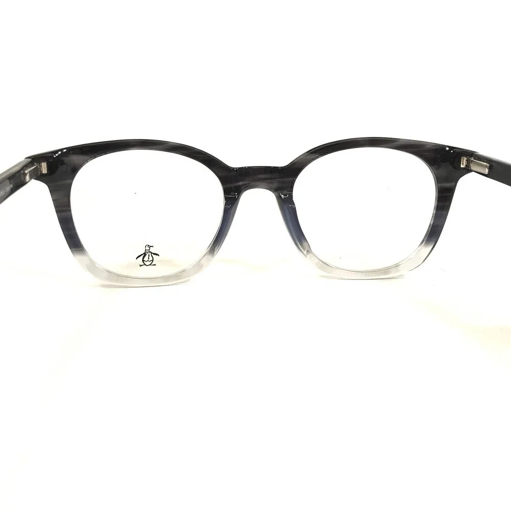 Penguin Eyeglasses Frames THE LOCKE RK Black Gray Arnel Johnny Depp 49-21-140
